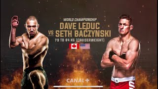 Dave Leduc vs Seth Baczynski FULL LETHWEI FIGHT HD🔥 [upl. by Otrevlig]