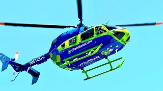 Medical Helicopter H145 Landing [upl. by Ataynik504]