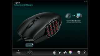 Logitech G600 MMO Gaming Mouse Software  Drivers [upl. by Ordisi787]