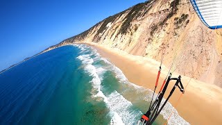 Paragliding at Rainbow Beach Australia  September 2020 [upl. by Trebbor]