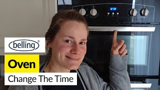 How to Set The Clock on a Belling Oven [upl. by Htebasyle]