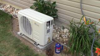 Senville Mini Split AC Heat Pump Installation [upl. by Rothstein526]