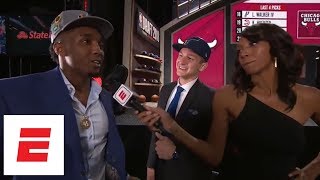 Donovan Mitchell crashes Grayson Allens interview after Jazz draft Allen No 21 overall  ESPN [upl. by Ahsia60]