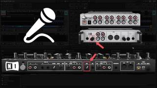 How to use a Microphone in TRAKTOR [upl. by Ri]