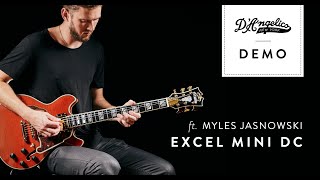 Excel Mini DC Demo with Myles Jasnowski  DAngelico Guitars [upl. by Hardej]