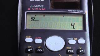 Casio fx300MS MeanStandardDeviationVariance [upl. by Diella]