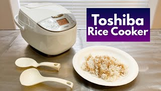 Toshiba TRCS01 Rice Cooker  Review Taste Test [upl. by Neehahs]