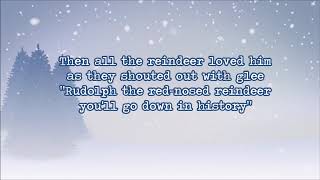 Gene Autry  Rudolph the red nosed reindeer lyrics [upl. by Herrera]