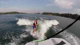 How to do a 360 on a wakesurf board [upl. by Enehs]