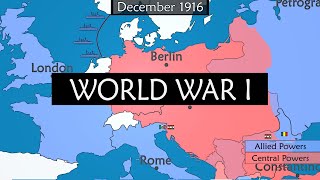 World War I  Summary on a Map [upl. by Anert]