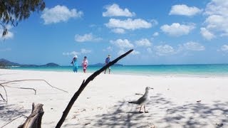 Whitehaven Beach  Whitsunday Islands [upl. by Simetra]