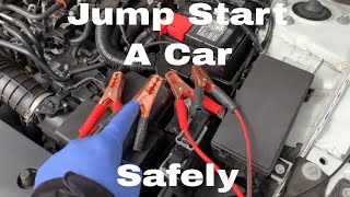 How to Properly Jump Start A Car With Booster Cables [upl. by Clorinde]