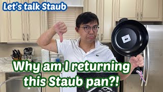 Why am I returning the staub daily pan  Staub Unboxing  Zwilling Return Policy [upl. by Ahsaetan]