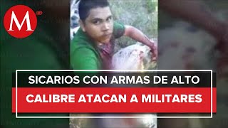 Sicarios de ‘El Pelochas’ se enfrentaron a militares en Matamoros [upl. by Enoved]