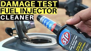 STP FUEL INJECTOR CLEANER DAMAGE TEST amp REVIEW ON THE DOMINAR 400 HOW TO USE FUEL ADDITIVE [upl. by Gerta750]