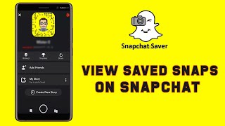 How To View Saved Snaps On Snapchat [upl. by Ettenel382]