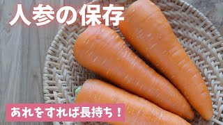 【にんじんの保存】あれをやるだけですごく長持ちします！（島本美由紀の野菜保存から食品ロス削減） [upl. by Ambert]