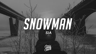 Sia  Snowman Lyrics [upl. by Burg]