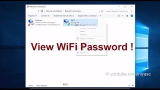 How to View Saved WiFi Password on Windows 10 [upl. by Fitz]