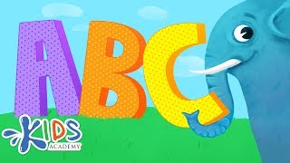 ABC Letters for Kids  Full English Alphabet for Preschool amp Kindergarten  Kids Academy [upl. by Nata]