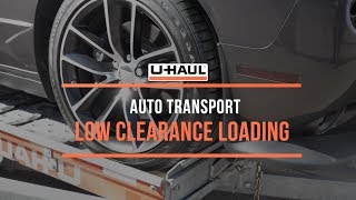 Auto Transport Low Clearance Loading [upl. by Octavla]