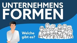 Unternehmensformen  Alle Formen einfach erklärt [upl. by Helen]