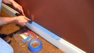 Painting  How to Apply Masking Tape [upl. by Aicenert]