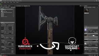 Substance Painter to Marmoset Toolbag 4 Rendering Workflow Tutorial 2021 [upl. by Drais]