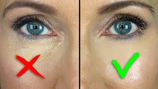 How to STOP Under Eye Concealer Creasing Mature Skin [upl. by Dahlstrom]