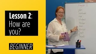 Beginner Levels  Lesson 2 How Are You [upl. by Court]