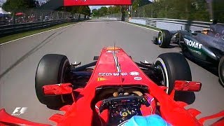 Alonso And Hamiltons Epic Battle  2013 Canadian Grand Prix [upl. by Assirim]