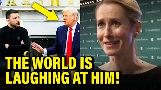 World leaders DESTROY Trump after oval office DISASTER with Zelensky [upl. by Adnovahs]