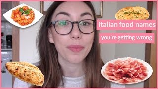 How to pronounce in Italian FOCACCIA CALZONE GNOCCHI PROSCIUTTO [upl. by Assi]