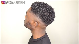 MENS NATURAL CURLY HAIR ROUTINE  KINKY TO CURLY [upl. by Ehrenberg]