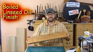 How to apply a Boiled Linseed Oil Finish [upl. by Ennagem]