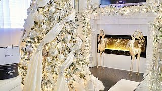 Elegant Christmas Decor Christmas Decorations Small Apt Christmas tree Decorating Ideas 2025 [upl. by Eyt]