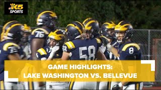 HS FOOTBALL LAKE WASHINGTON VS BELLEVUE [upl. by Lawry684]