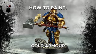 Contrast How To Paint Gold Armour [upl. by Olzsal293]