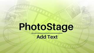 How to Add Text to Slideshows  PhotoStage Slideshow Software Tutorial [upl. by Iain39]