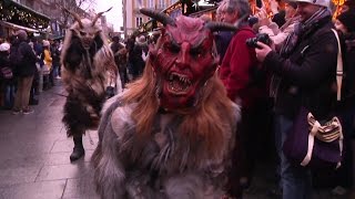 Großer Münchner Krampuslauf [upl. by Ahcropal]