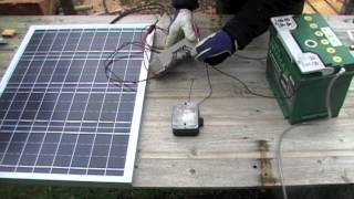 Solar powered shed 01 Basic solar setup [upl. by Anhaj]