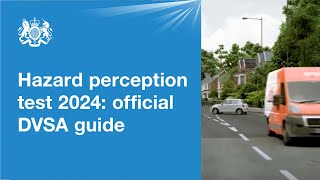 Hazard perception test 2024 official DVSA guide [upl. by Amorette995]