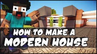 Minecraft How To Make a Small Modern House [upl. by Dustan]