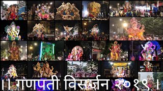 ALL GANPATI VISARJAN 2019 [upl. by Bagger905]