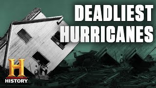 Deadliest Hurricanes in US History  History [upl. by Aiem279]