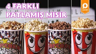 4 Farklı Patlamış Mısır Tarifi  Onedio Yemek  Tek Malzeme Çok Tarif [upl. by Uball]