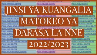 JINSI YA KUANGALIA MATOKEO YA DARASA LA NNE 20222023 [upl. by Eijneb]