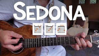 Sedona • Acoustic guitar cover amp full lesson Houndmouth [upl. by Tami]