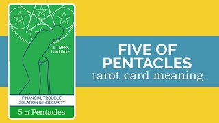 The Five of Pentacles Tarot Card [upl. by Yelkao246]