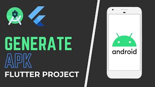 How to generate APK file in Flutter  Android Studio  LATEST  2021 [upl. by Elorak]